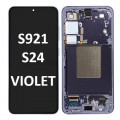 Samsung SM-S921 (S24 5G 2024) OLED LCD touch screen (Original Service Pack) with frame [Violet] GH82-33287C